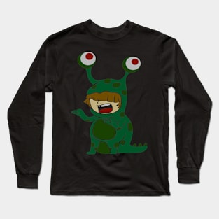 Halloween pictures on t-shirt for kids monsters Long Sleeve T-Shirt